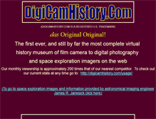 Tablet Screenshot of digicamhistory.com